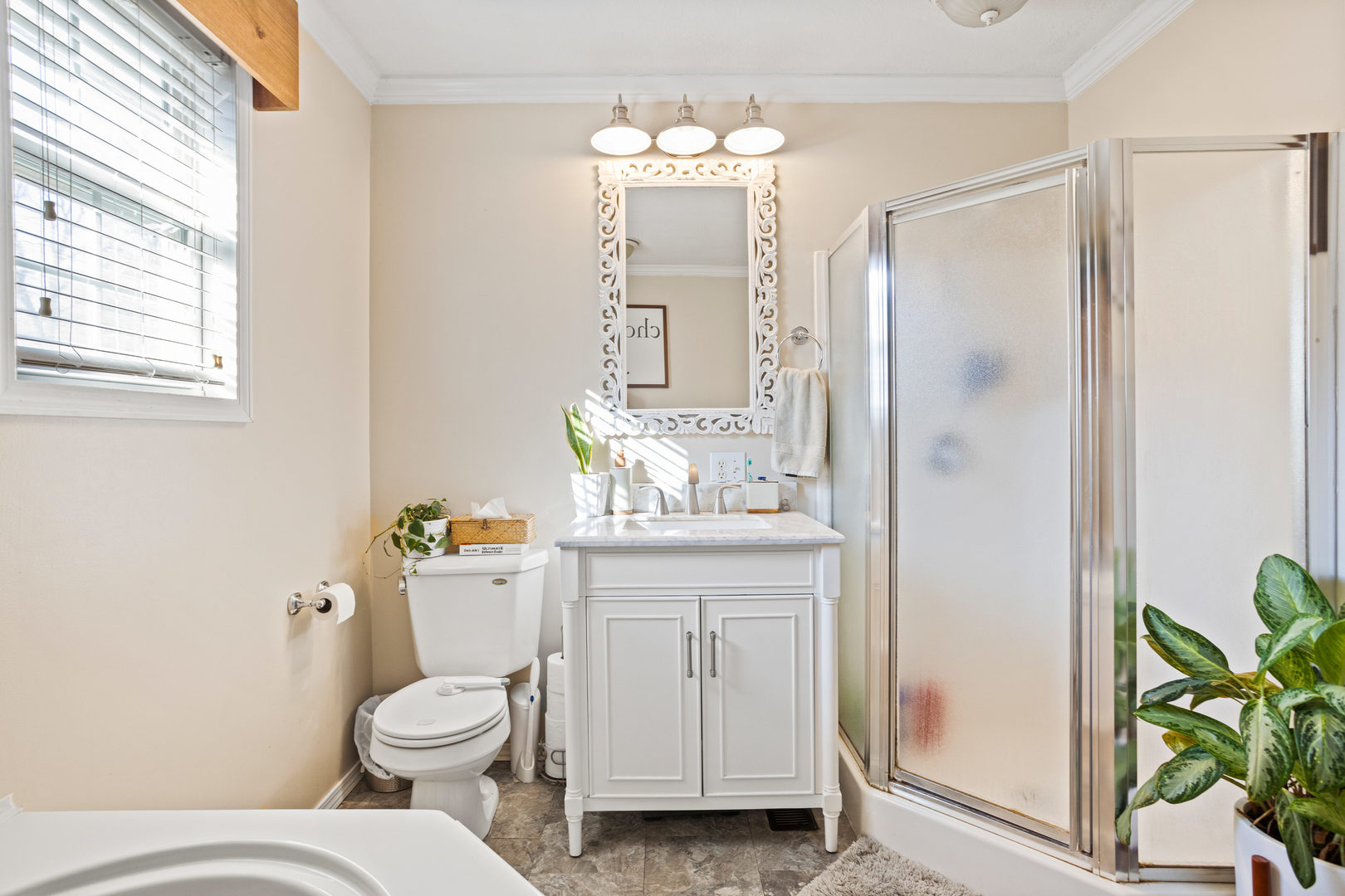 1 Morfey Court Monticello, IL 61856 - Photo 34 of 61 a bathroom with a toilet a sink and a mirror