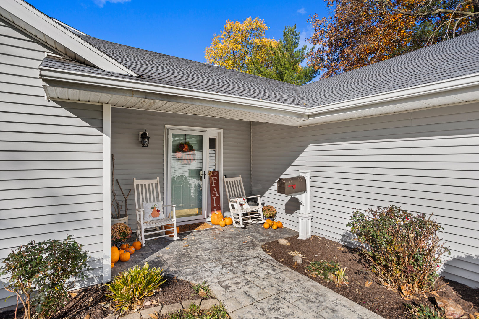 1 Morfey Court Monticello, IL 61856 - Photo 5 of 61 a backyard of a house with barbeque oven table and chairs