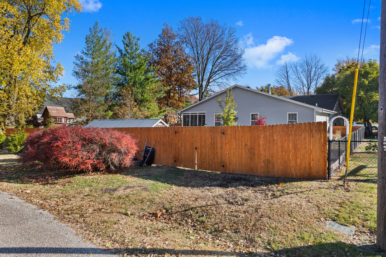 1 Morfey Court Monticello, IL 61856 - Photo 54 of 61 a view of a house with a yard covered in snow