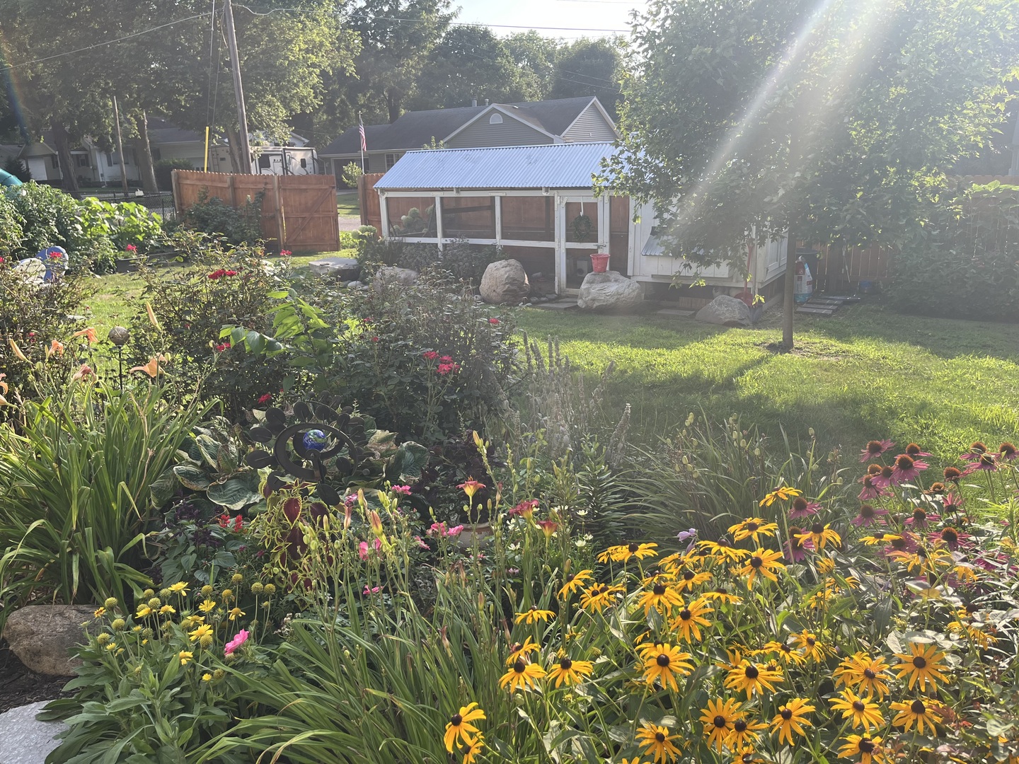 1 Morfey Court Monticello, IL 61856 - Photo 56 of 61 a view of a house with a garden