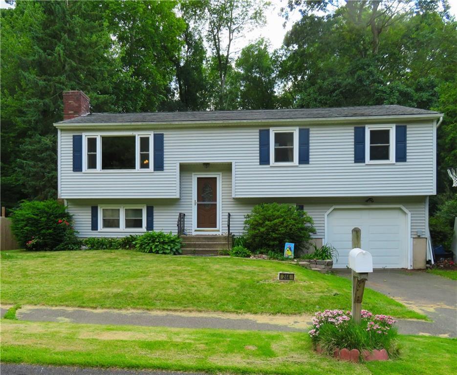 244 Knob Hill Road Meriden, CT 06451 - Photo 1 of 1 a front view of a house with a yard
