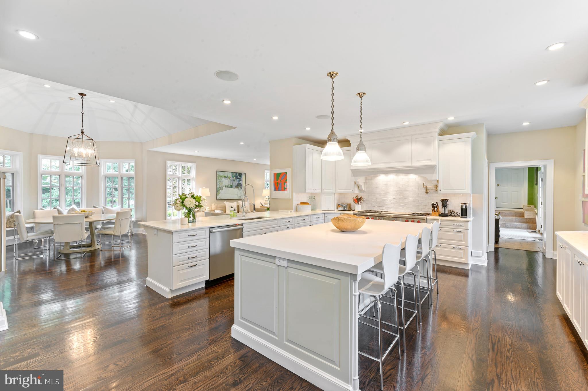 375 North Spring Mill Road Villanova, PA 19085 - Photo 29 of 70 Open floor plan kitchen/breakfast room/family room