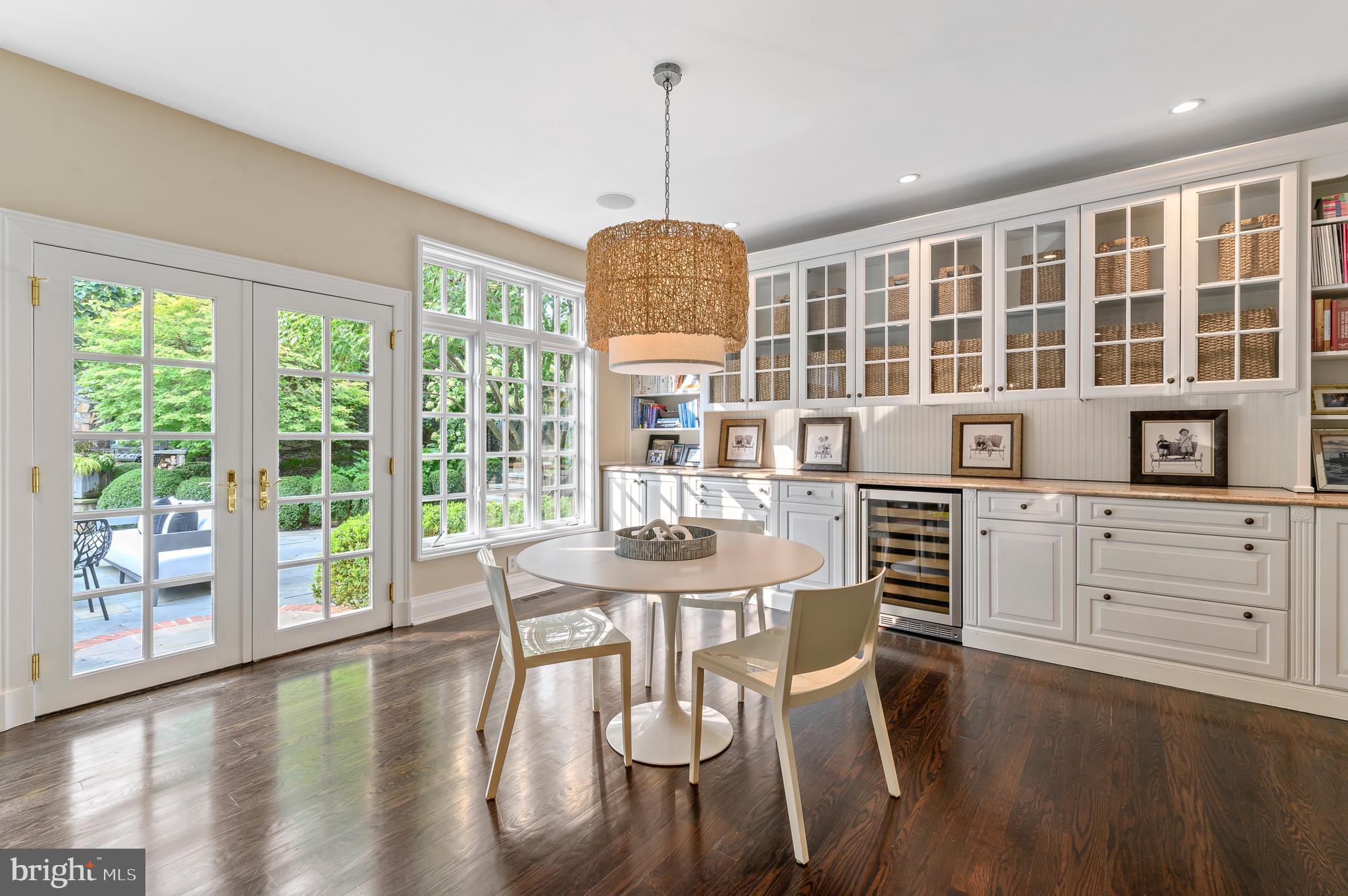 375 North Spring Mill Road Villanova, PA 19085 - Photo 33 of 70 Family Room Office area opens to expansive patio