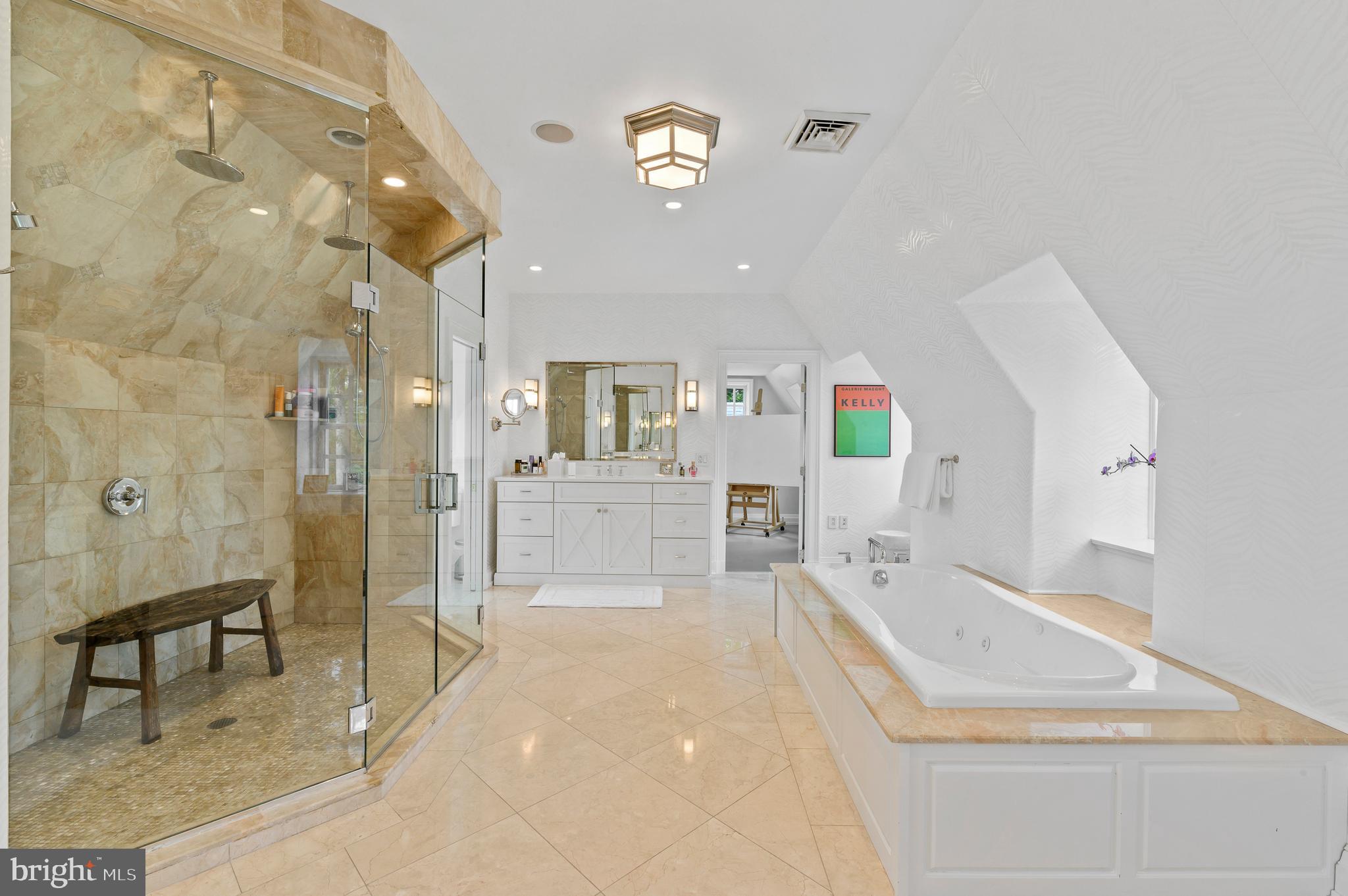 375 North Spring Mill Road Villanova, PA 19085 - Photo 42 of 70 Primary suite - bath w/ 2 vanities, water-closets