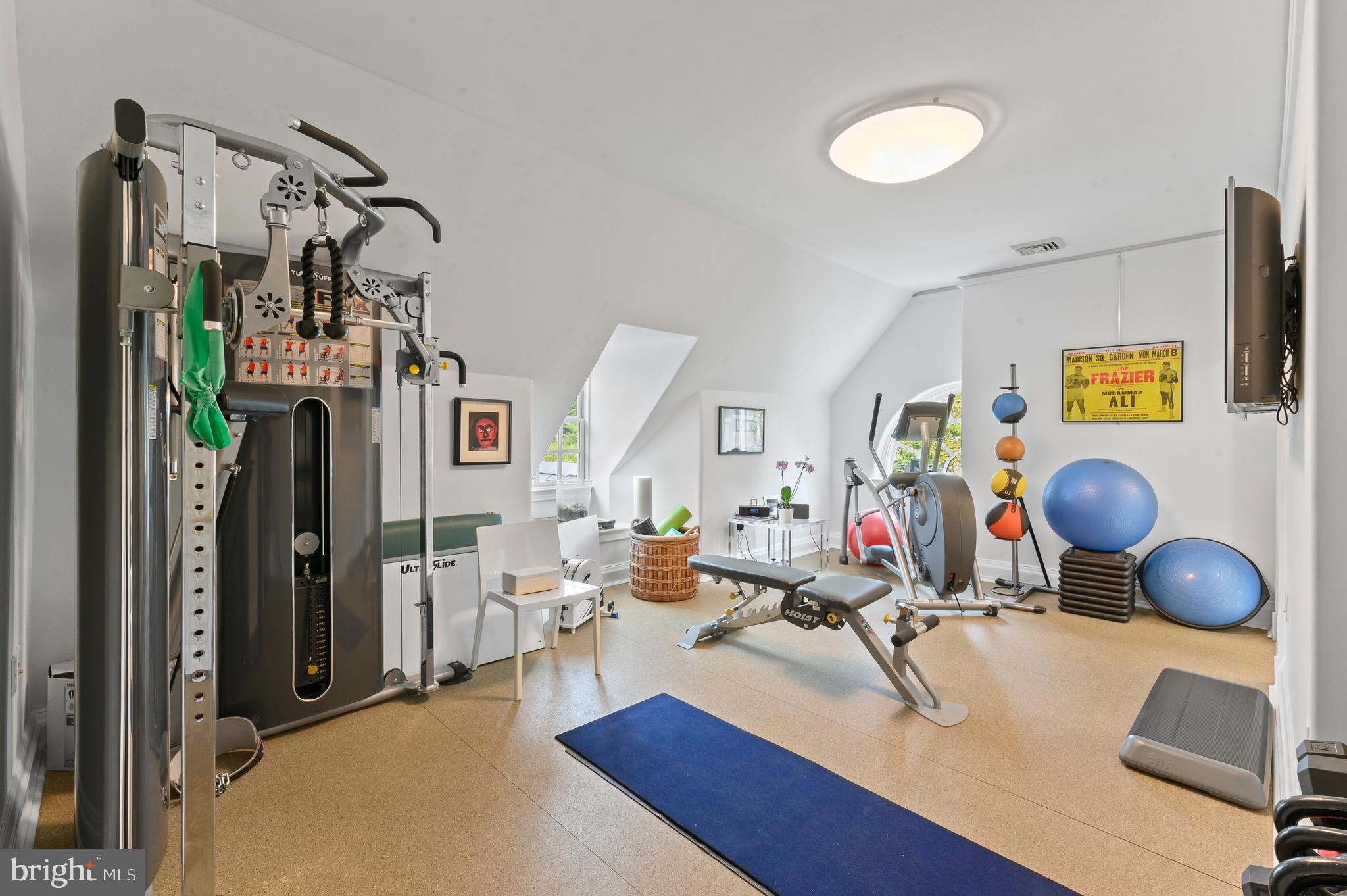 375 North Spring Mill Road Villanova, PA 19085 - Photo 56 of 70 Exercise room (or Bedroom 6)