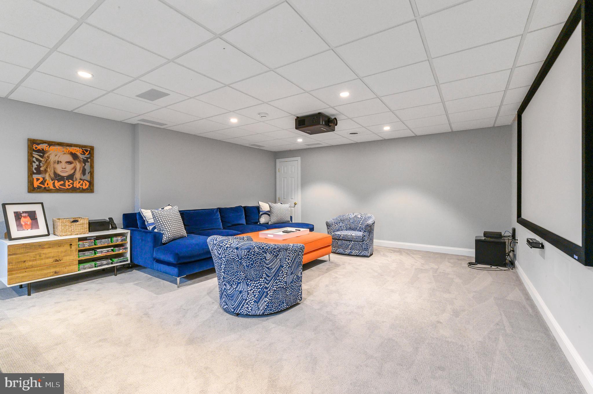 375 North Spring Mill Road Villanova, PA 19085 - Photo 58 of 70 Lower level home theater