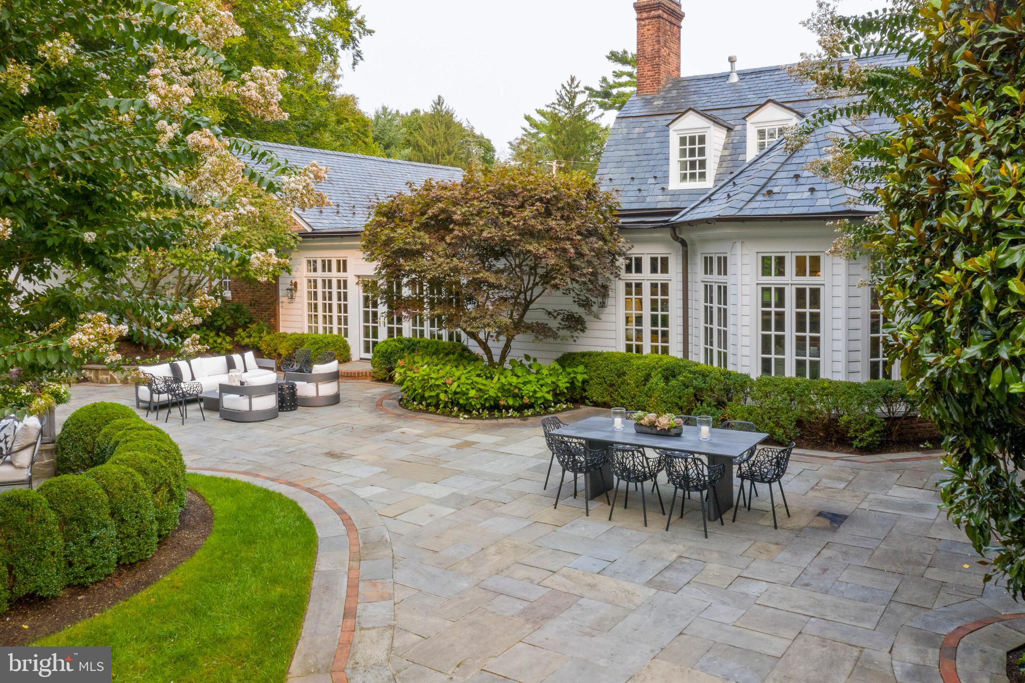 375 North Spring Mill Road Villanova, PA 19085 - Photo 8 of 70 Extensive patio off of Kitchen and Family Room