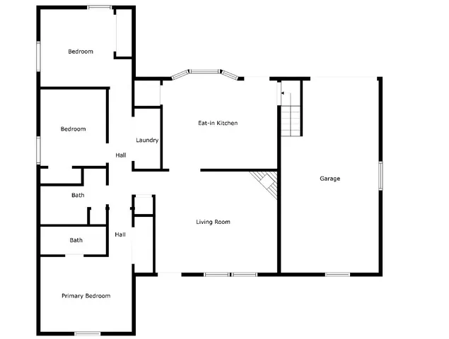 a view of a window with white door