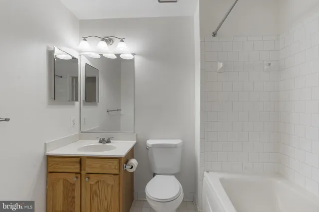 a bathroom with a sink a toilet and a bathtub