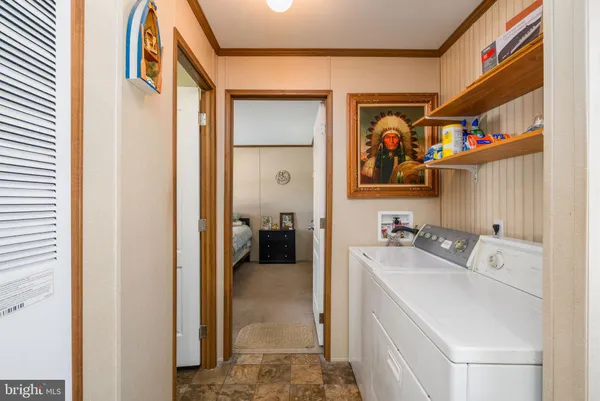 a room with storage and utility