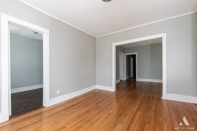 wooden floor in an empty room