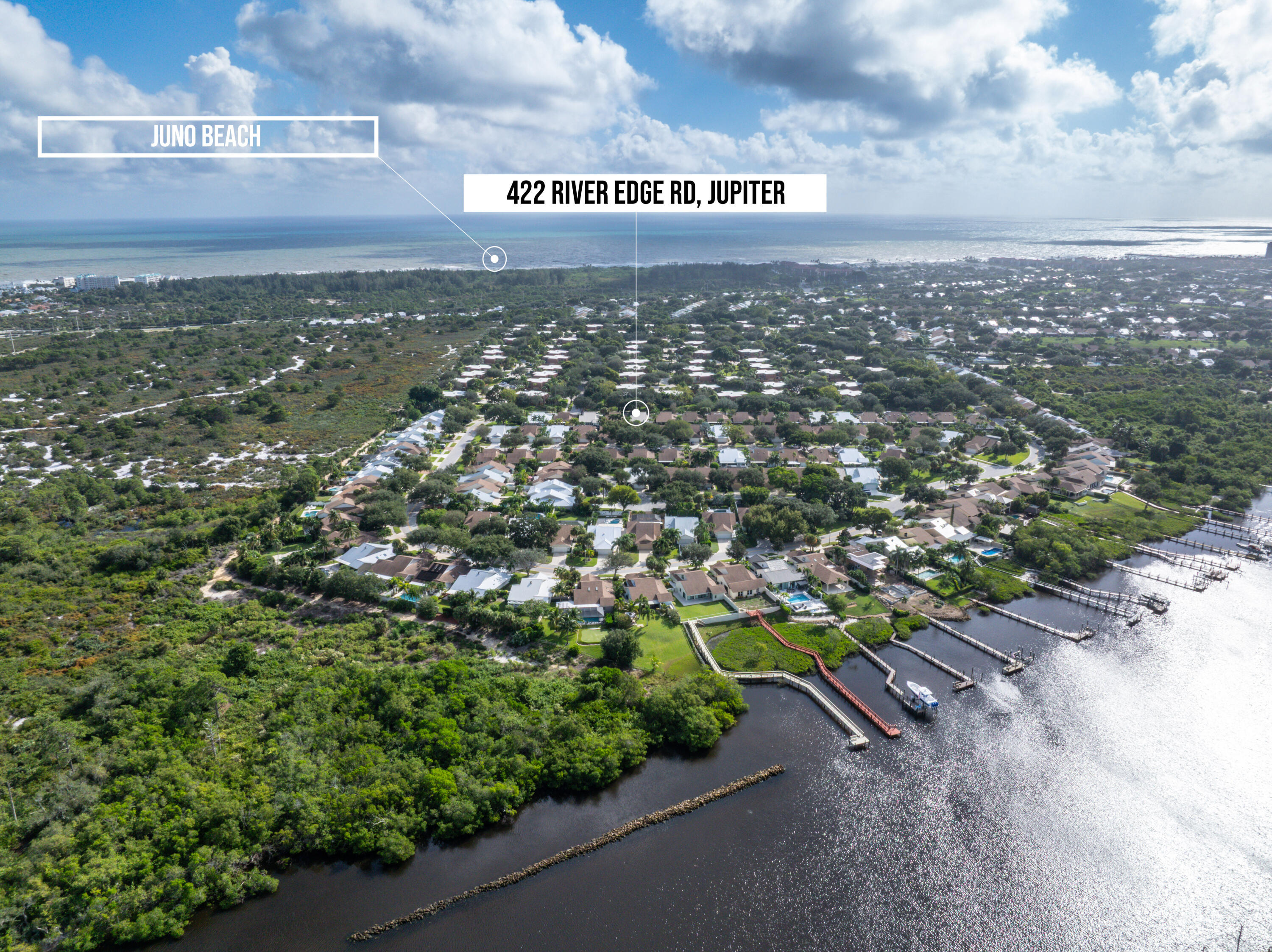 422 River Edge Road Jupiter, FL 33477 - Photo 6 of 39 Intracoastal & Ocean