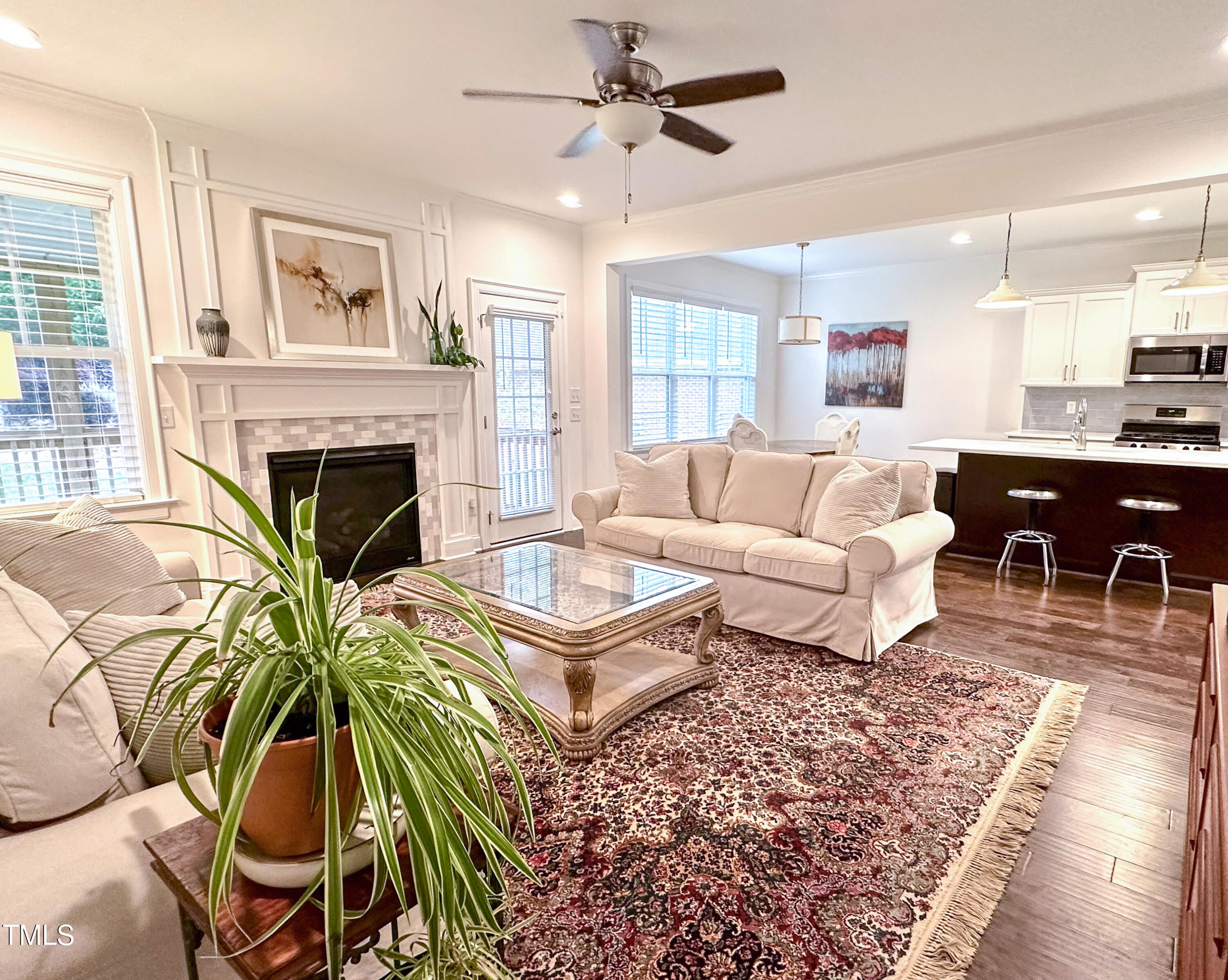 409 Eagle Court Henderson, NC 27536 - Photo 4 of 54 a living room with furniture fireplace and window