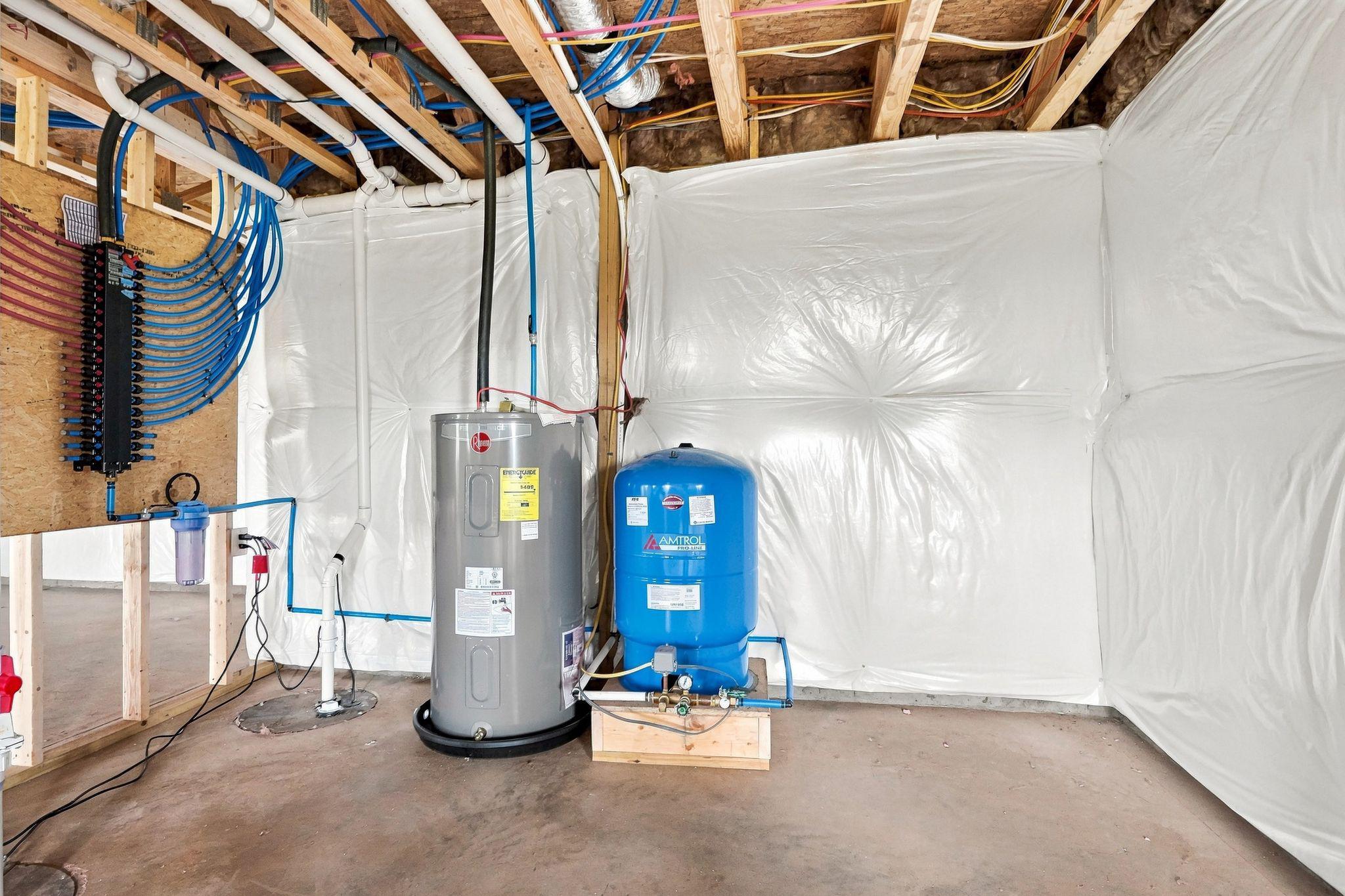 18284 Greens Corner Road Culpeper, VA 22701 - Photo 26 of 26 Utility space with HOT & COLD piping manifold!