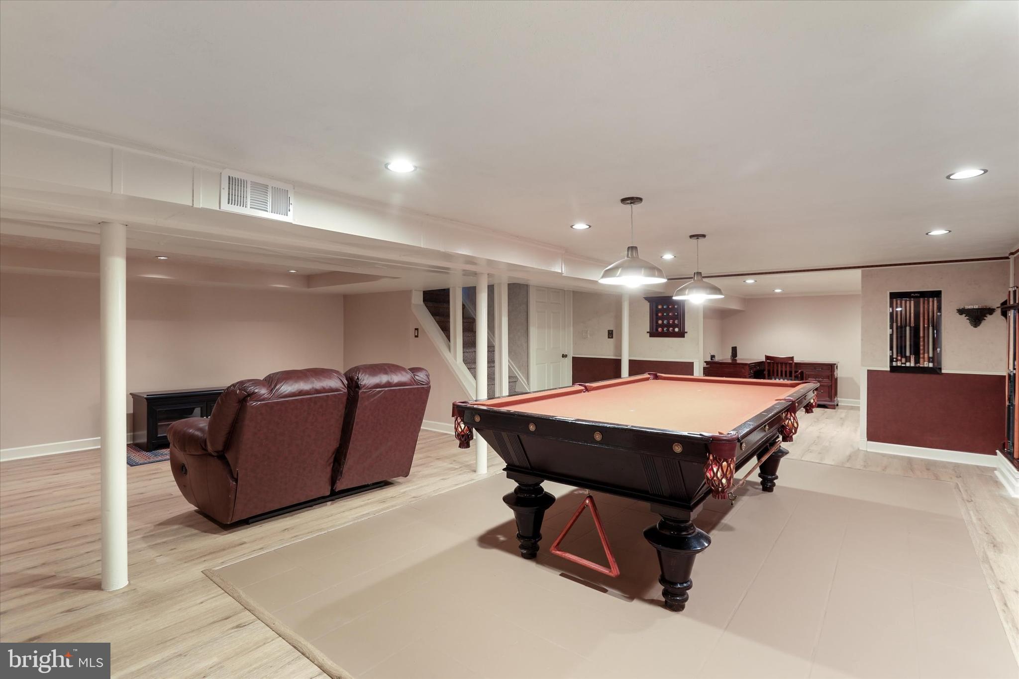 2014 Klockner Road Hamilton, NJ 08619 - Photo 26 of 36 Finished lower level w/recessed lighting