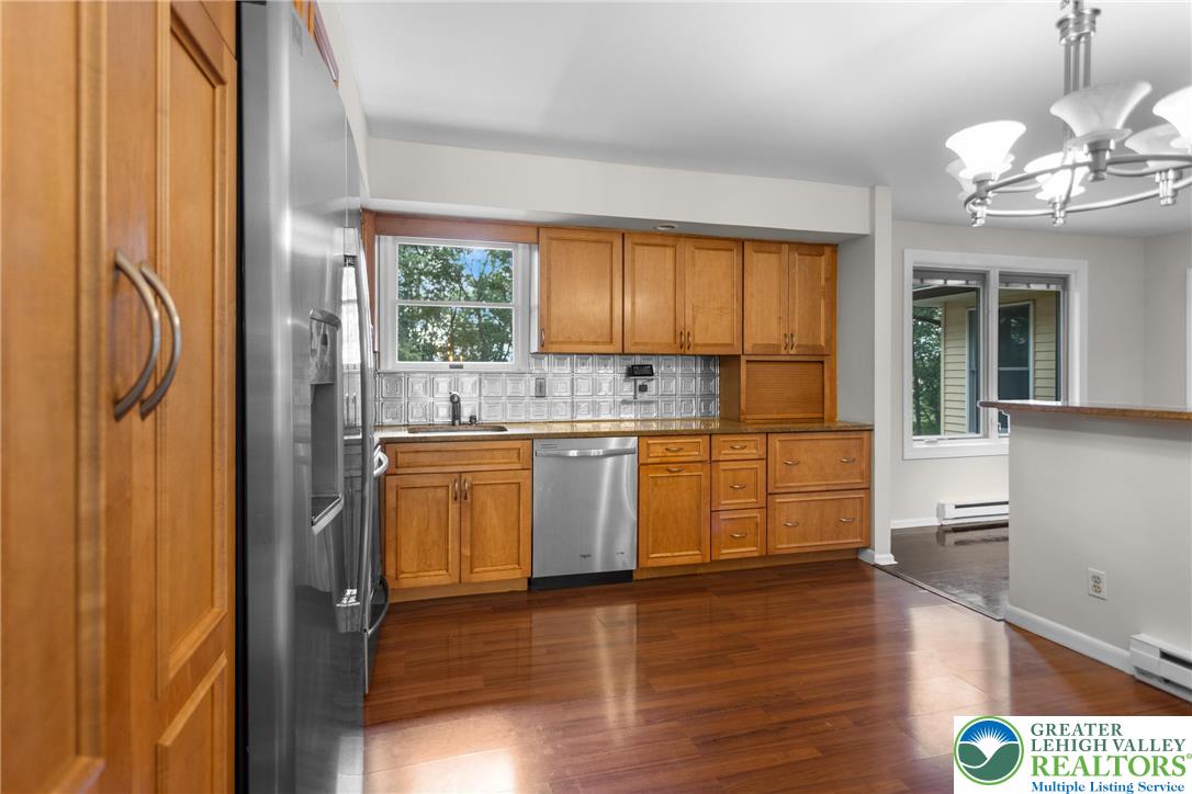 3571 Oak Ridge Drive Slatington, PA 18080 - Photo 11 of 43 a kitchen with a window a sink and a refrigerator