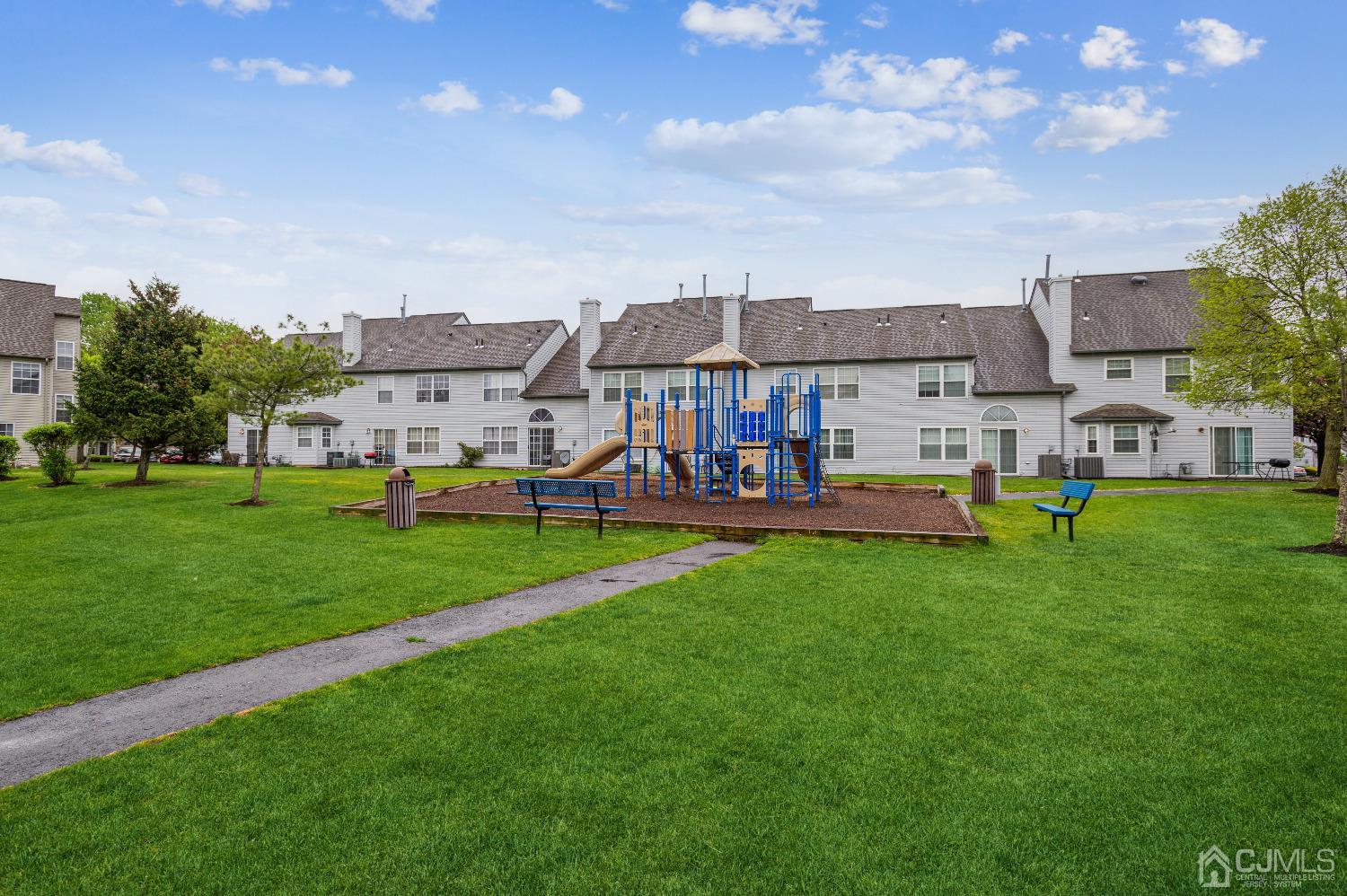 409 Draco Road Piscataway, NJ 08854 - Photo 26 of 28 a view of a house with a big yard and a fountain