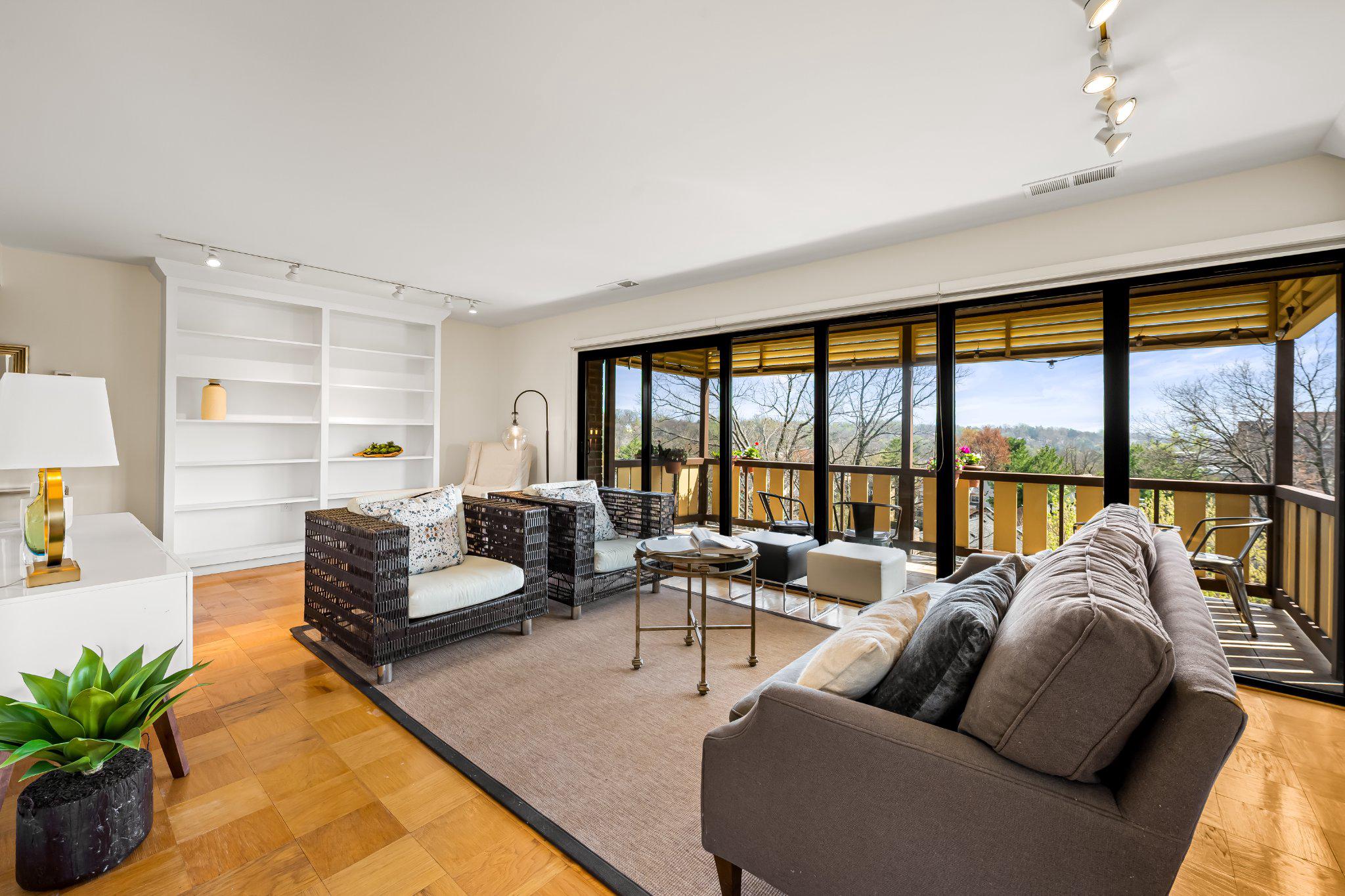 New glass windows & door offers cheerful daylight