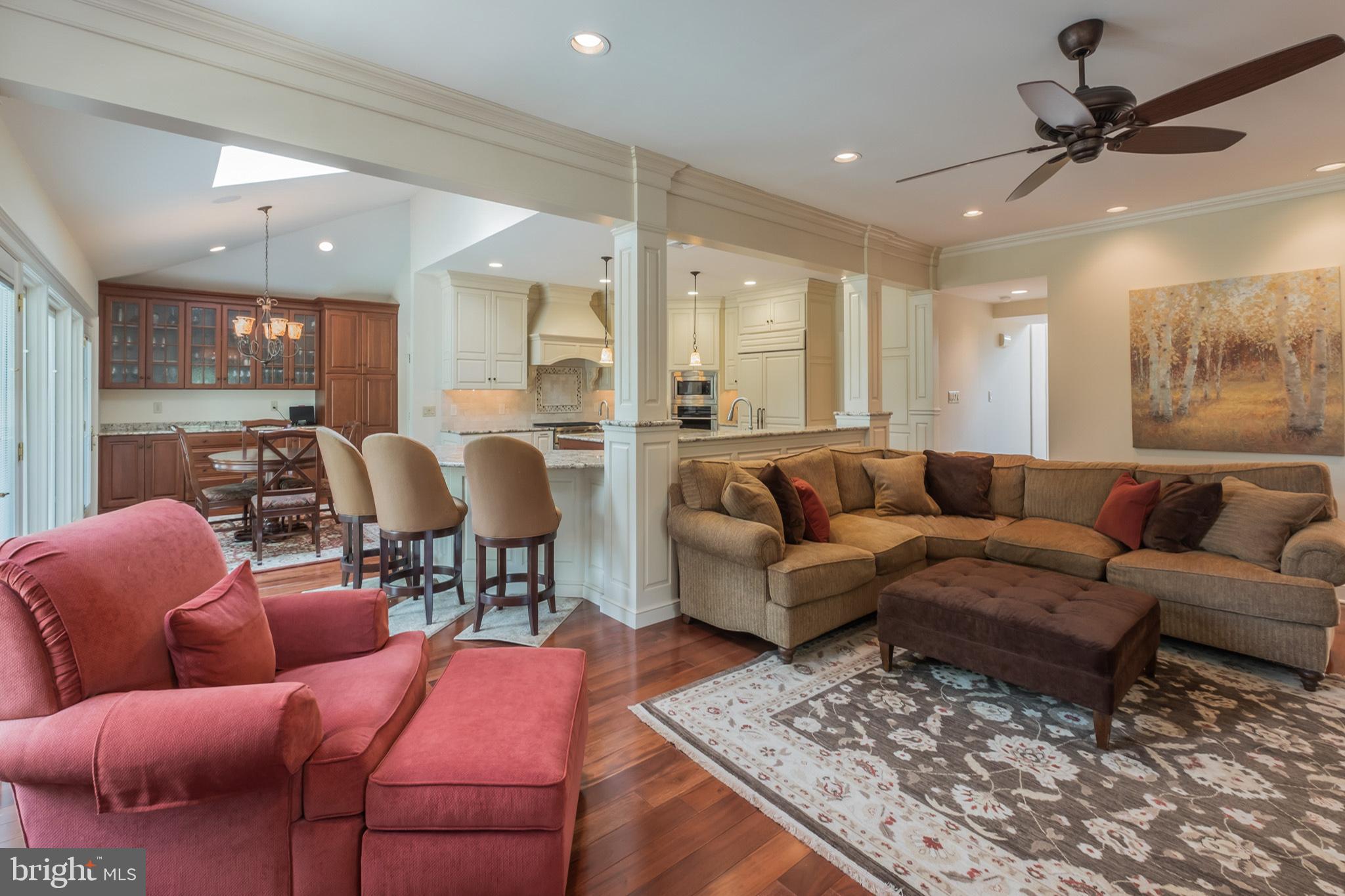 702 Commonwealth Drive Moorestown, NJ 08057 - Photo 13 of 34 a living room with furniture and a view of kitchen