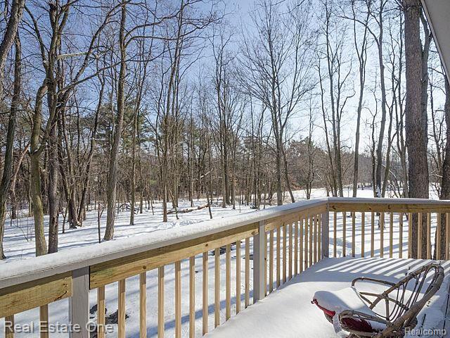 7555 Rattalee Lake Road Clarkston, MI 48348 - Photo 37 of 41 View from second deck off Master Suite.