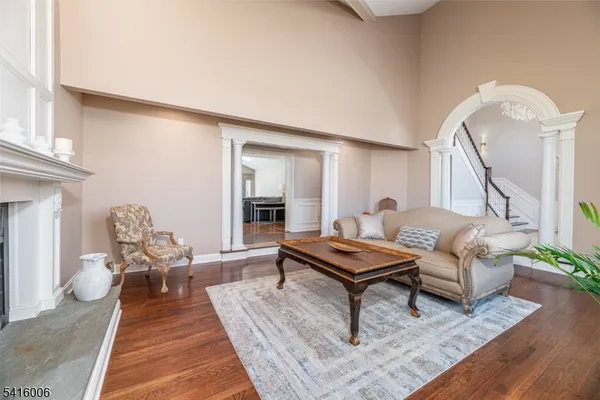 a room with a bed and a cabinets