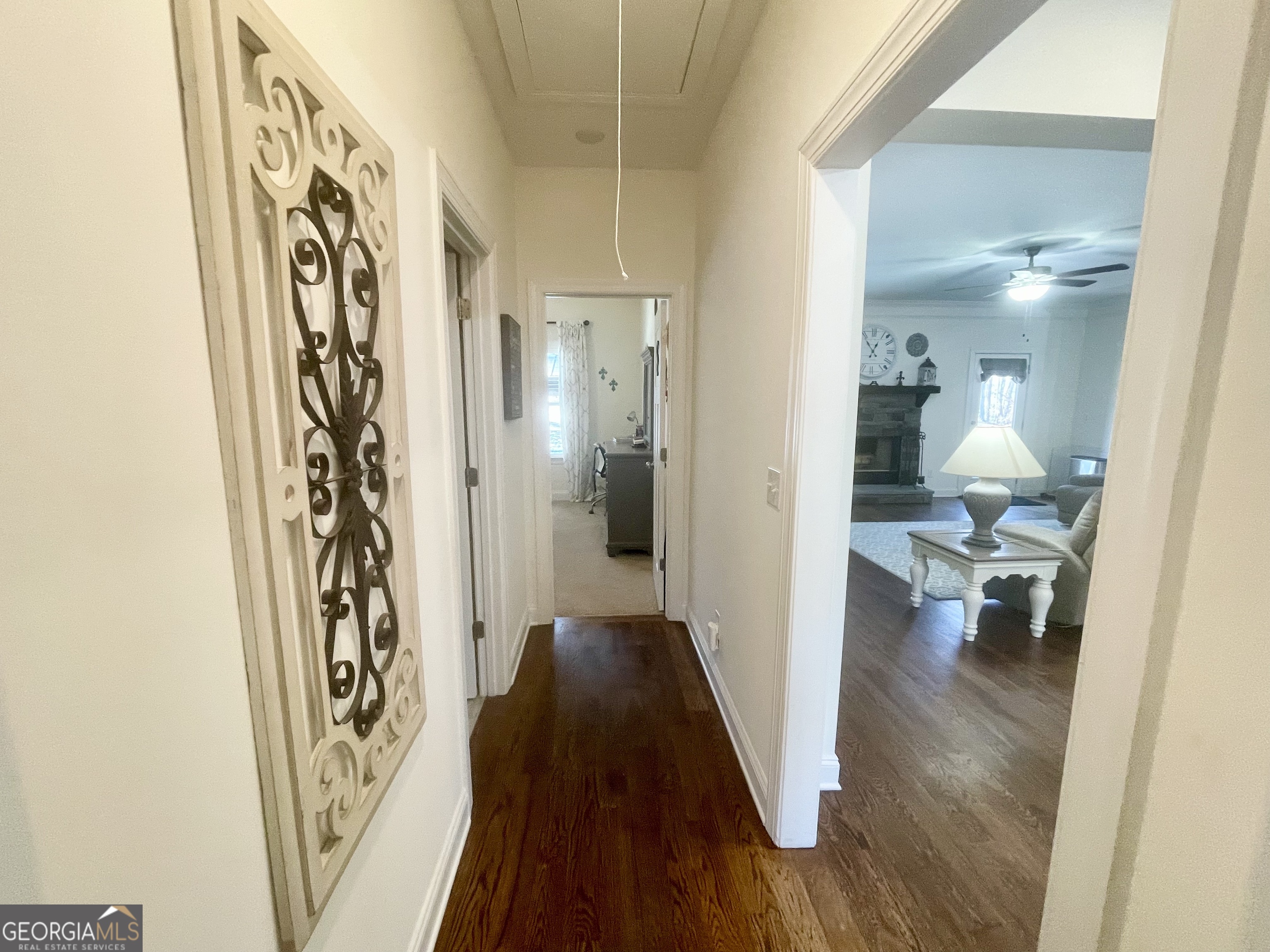 143 Spring Lake Trail White, GA 30184 - Photo 19 of 45 a view of a hallway and wooden floor