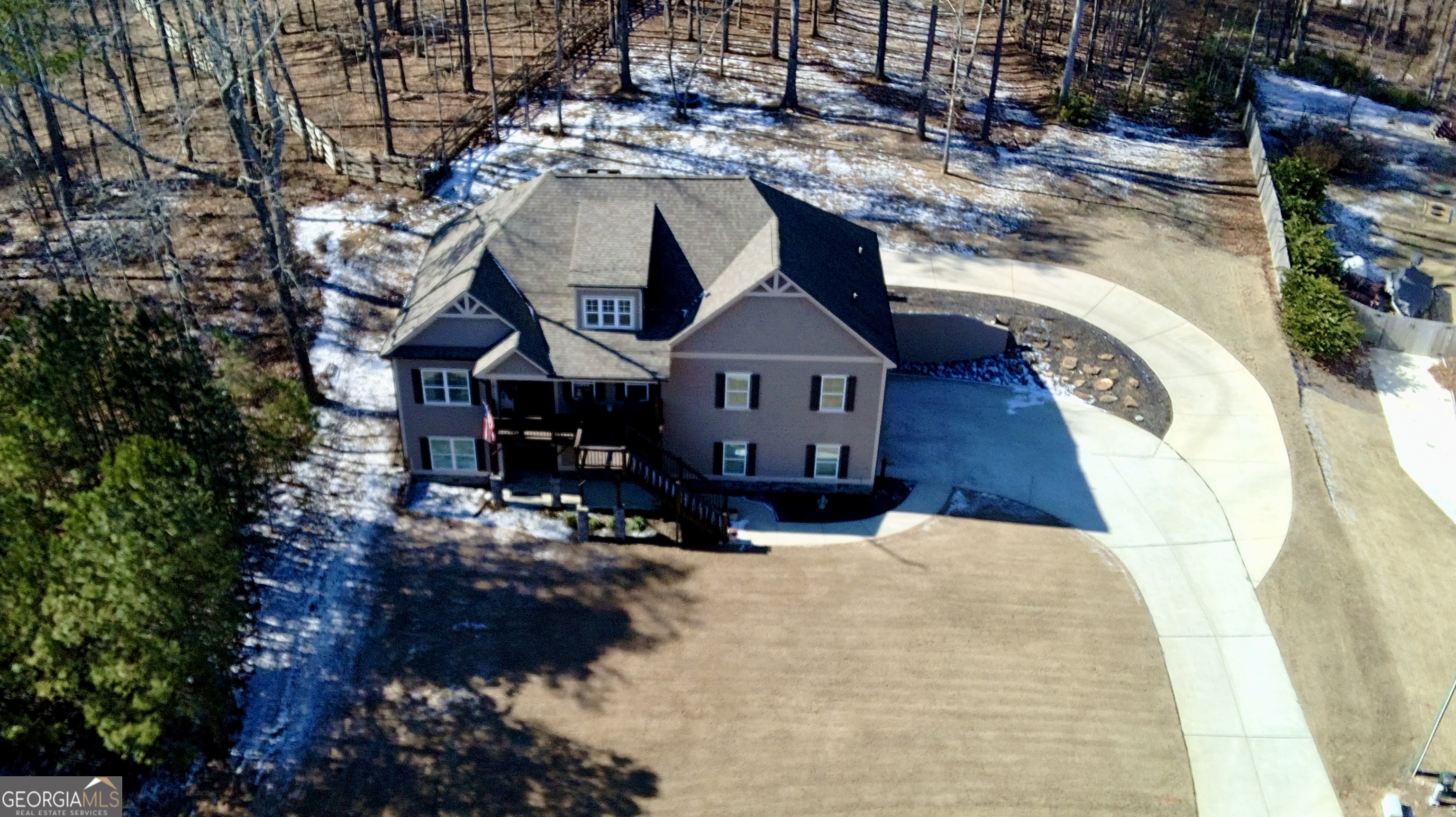 143 Spring Lake Trail White, GA 30184 - Photo 5 of 45 a front view of a house with a yard