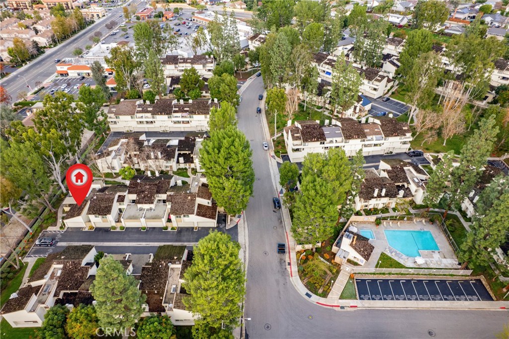 143 Timberline Court Brea, CA 92821 - Photo 29 of 35 an aerial view of residential house with outdoor space and swimming pool