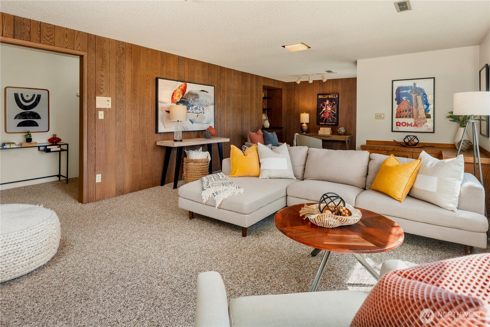 4241 Southwest Donovan Street Seattle, WA 98136 - Photo 26 of 40 a living room with furniture a rug and a large window