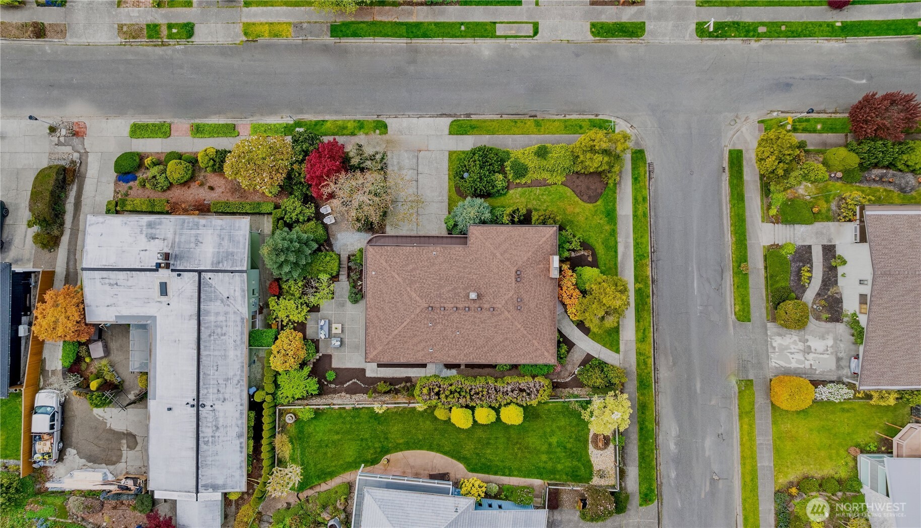 4241 Southwest Donovan Street Seattle, WA 98136 - Photo 38 of 40 an aerial view of multiple house