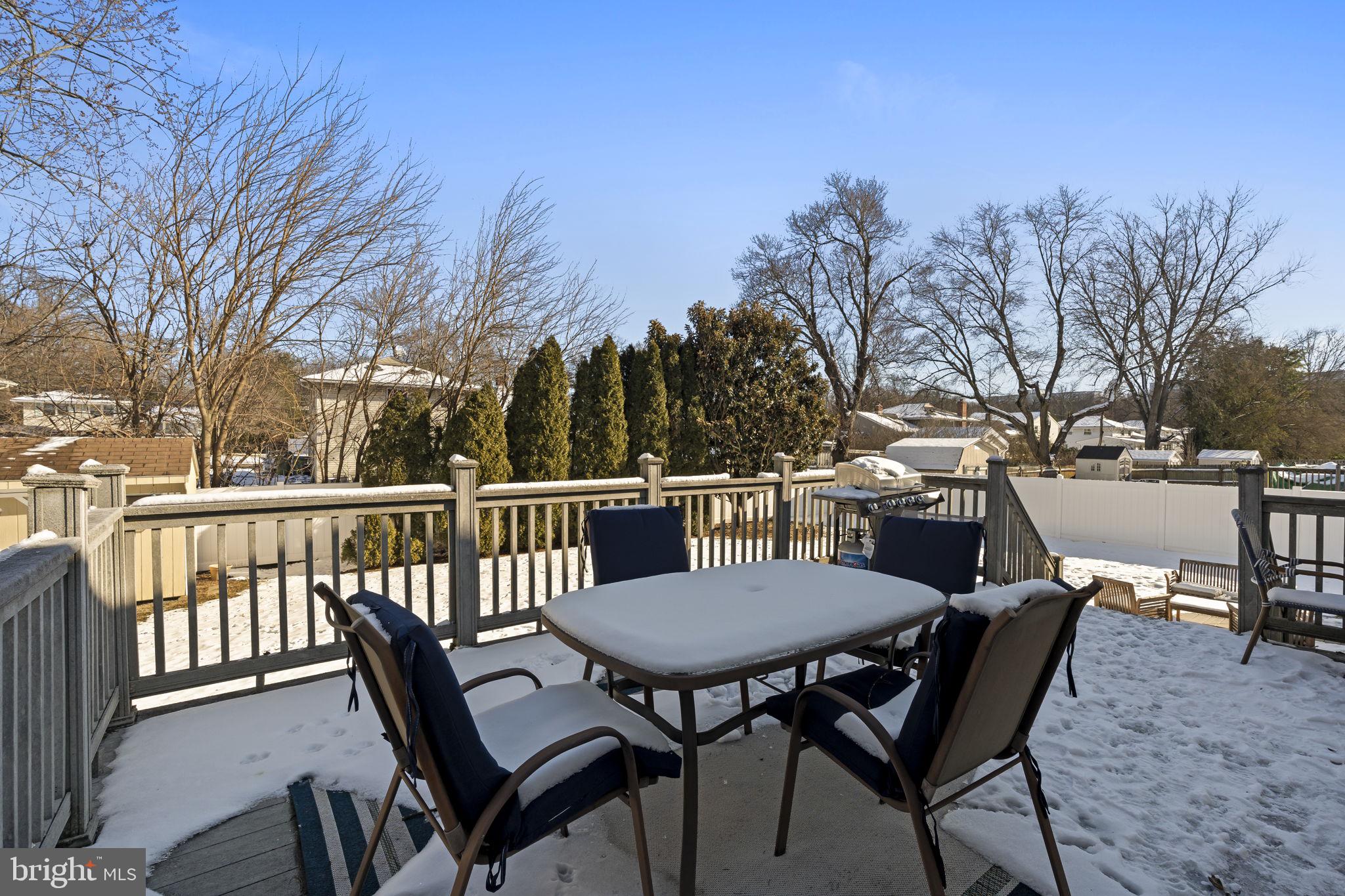 402 Bruce Road Cherry Hill, NJ 08034 - Photo 24 of 27 Backyard Deck