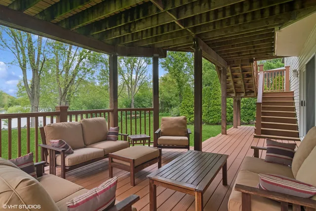 a view of deck with patio