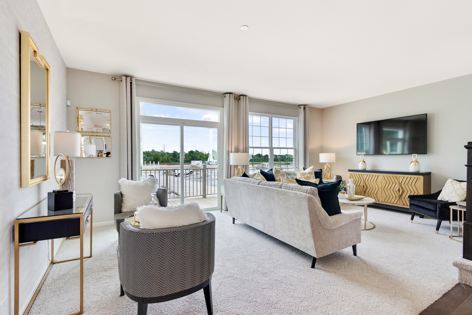 1654 BENTZ Way Batavia, IL 60510 - Photo 7 of 27 a living room with furniture and a large window