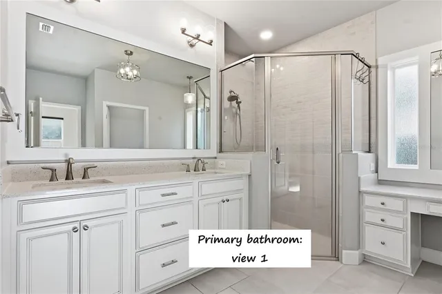 a close up of a shower