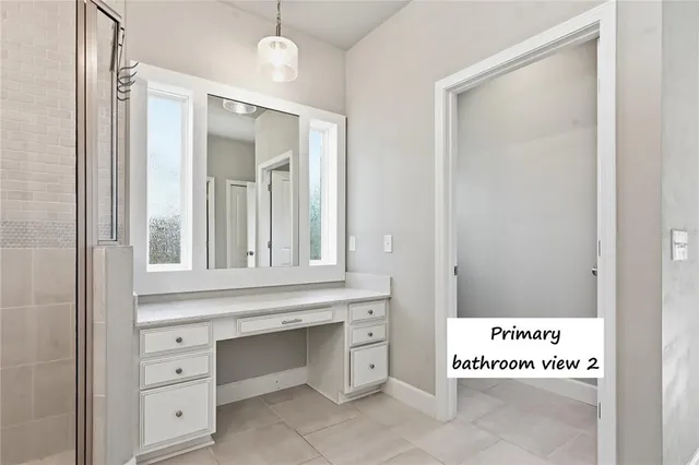 a view of an empty room