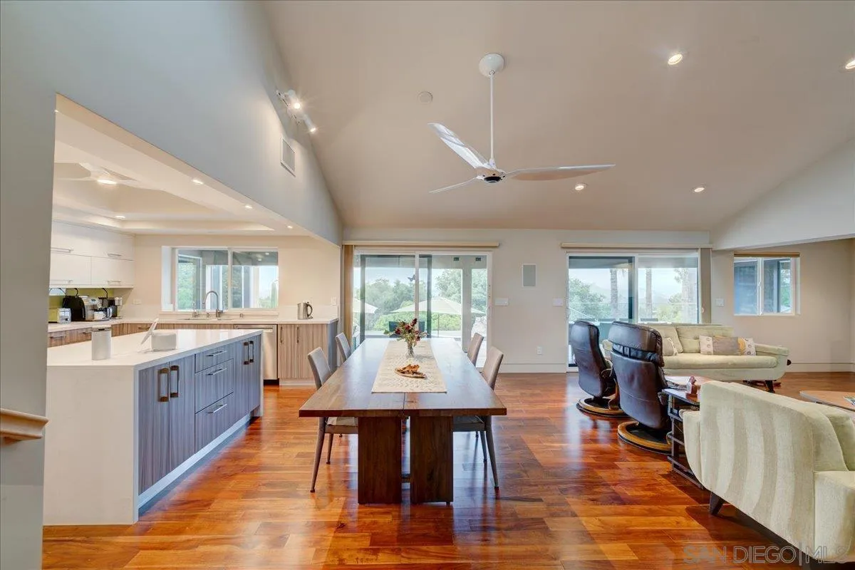 16117 Martincoit Road Poway, CA 92064 - Photo 16 of 50 a view of a dining room with furniture window and wooden floor