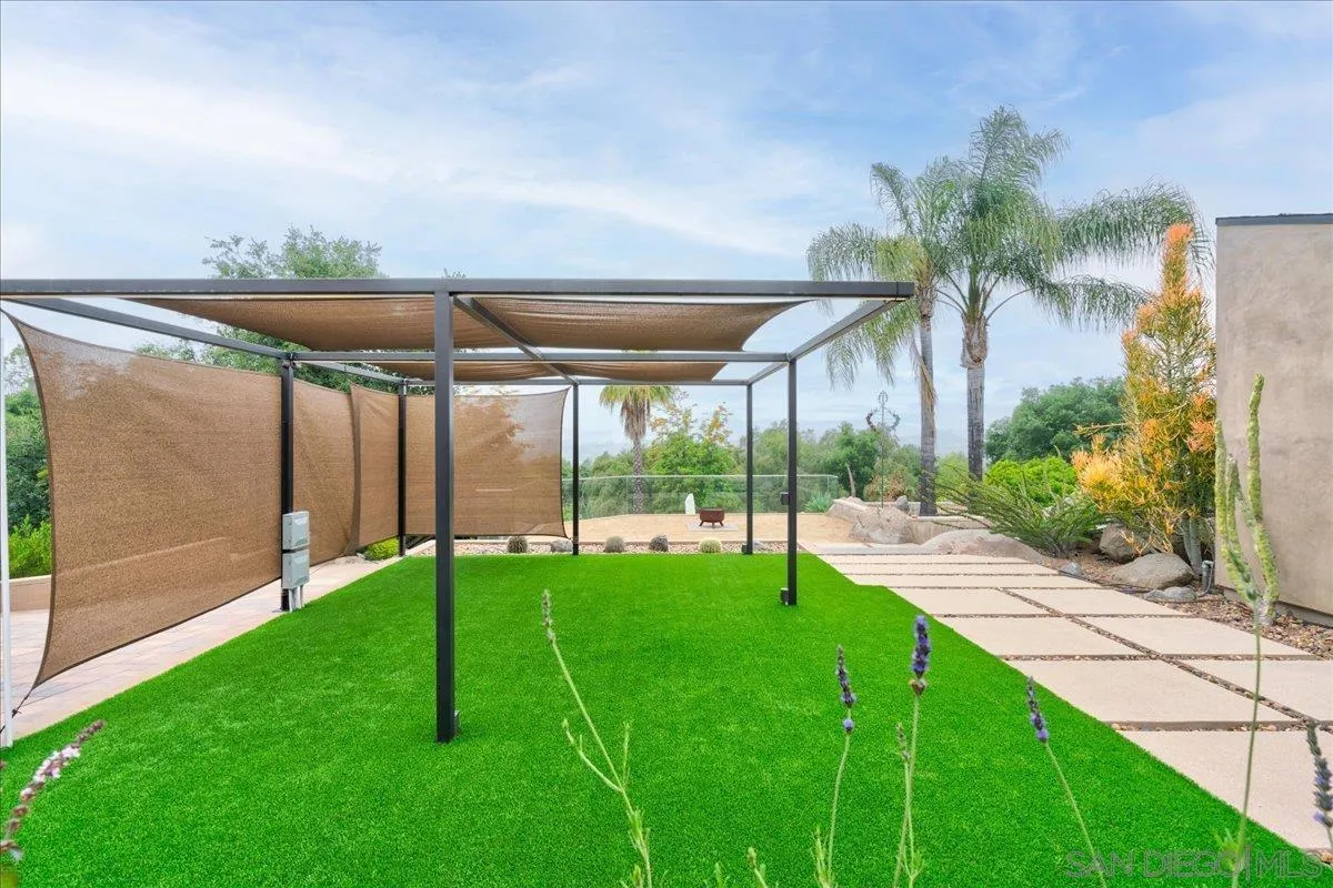 16117 Martincoit Road Poway, CA 92064 - Photo 37 of 50 a view of a backyard with a garden