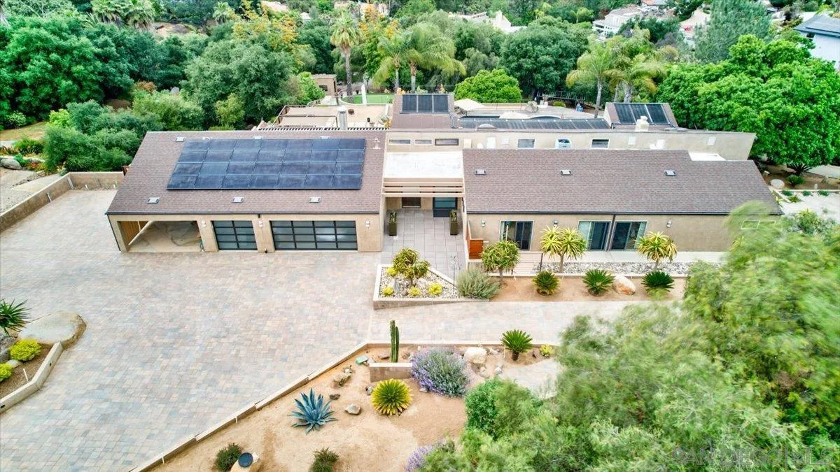 16117 Martincoit Road Poway, CA 92064 - Photo 45 of 50 a aerial view of a house with yard and swimming pool