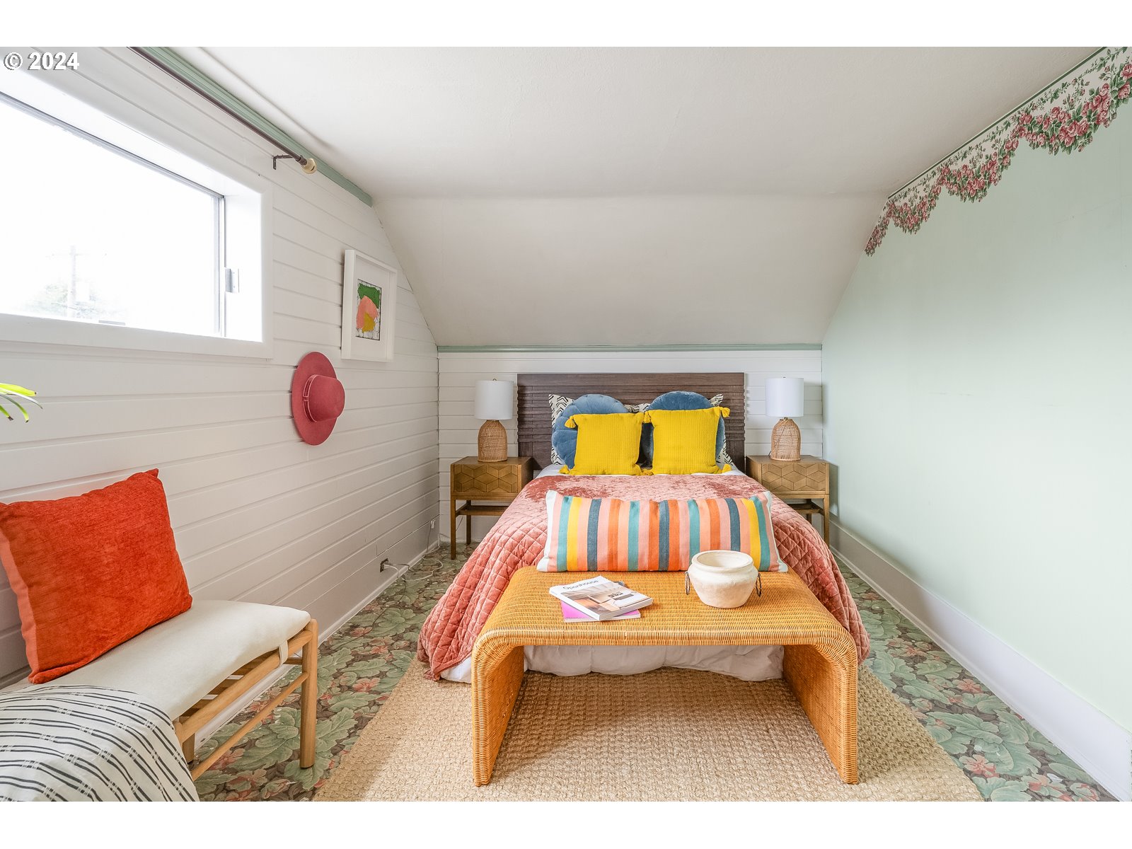 5232 Southeast Raymond Street Portland, OR 97206 - Photo 22 of 39 a bedroom with a bed and window