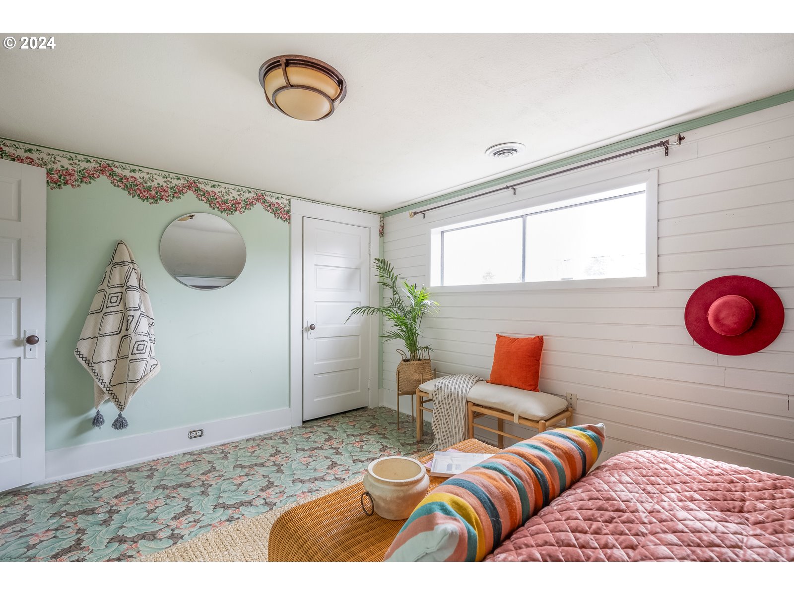 5232 Southeast Raymond Street Portland, OR 97206 - Photo 23 of 39 a living room with furniture and a rug