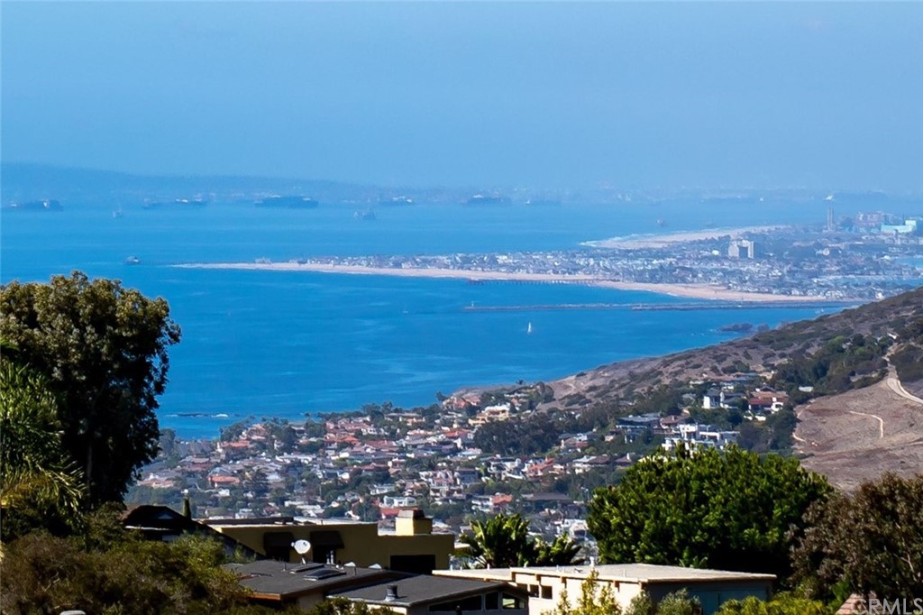 a view of city and ocean