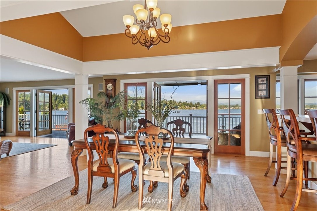 1707 Vernon Road Lake Stevens, WA 98258 - Photo 14 of 40 a view of a dining room with furniture window and wooden floor