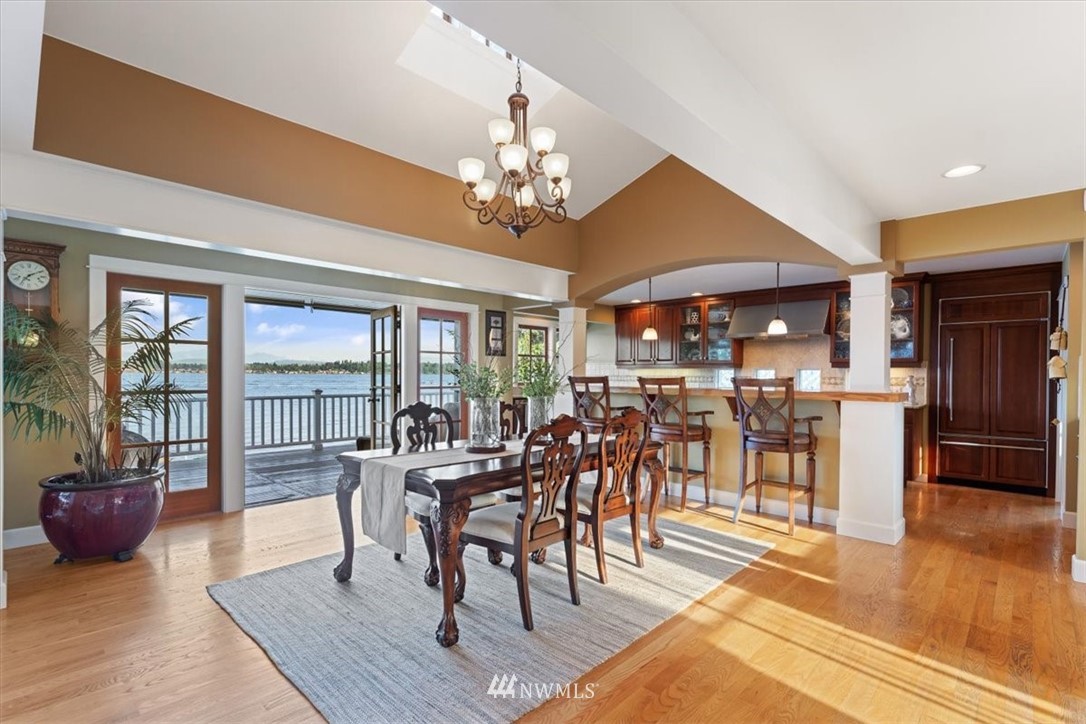 1707 Vernon Road Lake Stevens, WA 98258 - Photo 15 of 40 a view of a dining room with furniture window and outside view