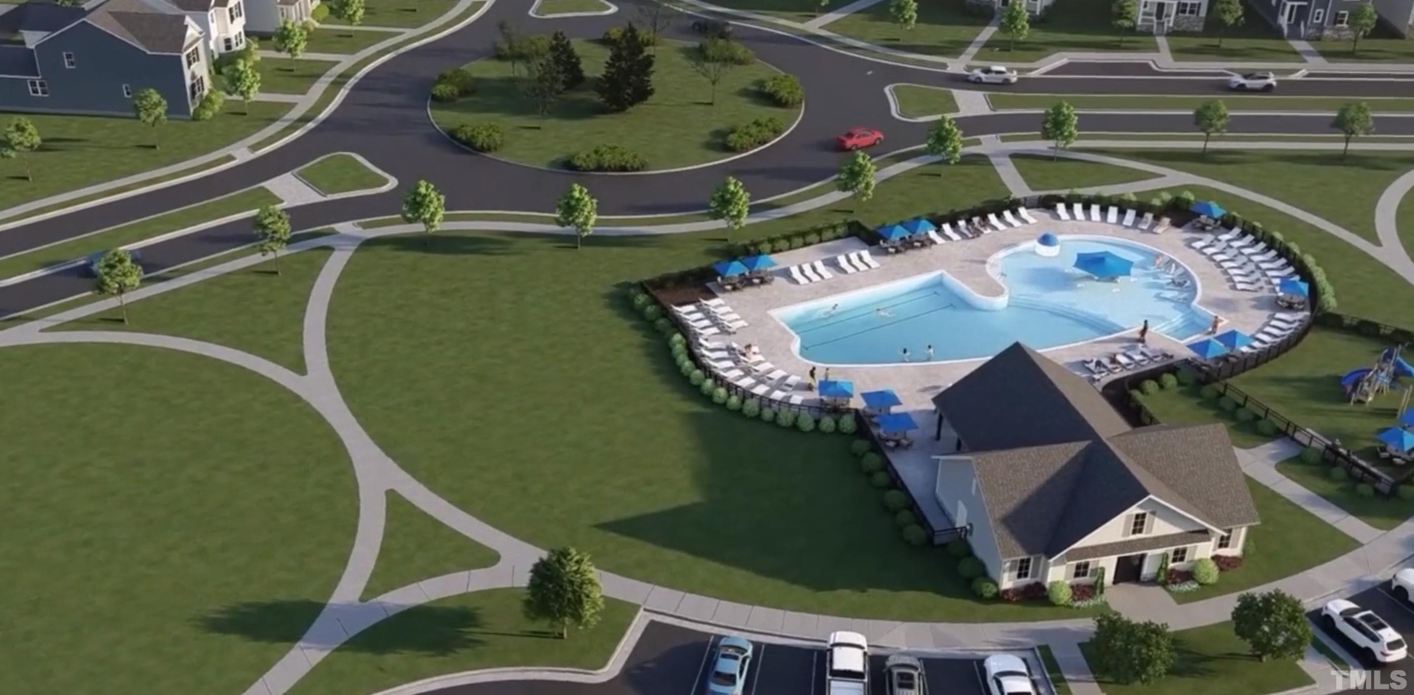 192 Edge Of Auburn Boulevard Raleigh, NC 27610 - Photo 33 of 44 an aerial view of a house