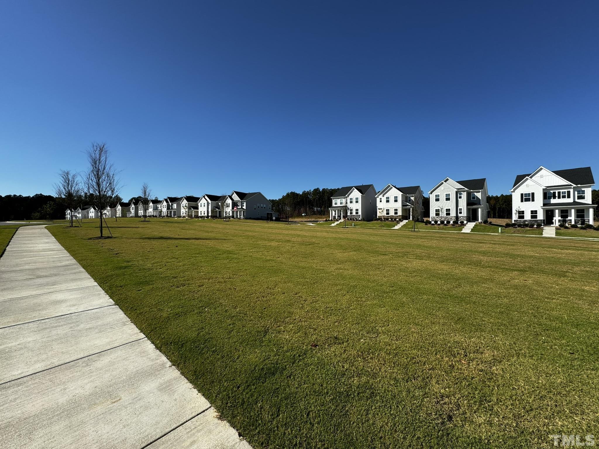 192 Edge Of Auburn Boulevard Raleigh, NC 27610 - Photo 37 of 44 a view of a lake with boats and trees in the background