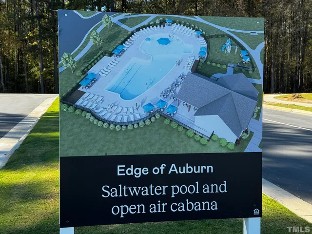 a view of a park with welcome board