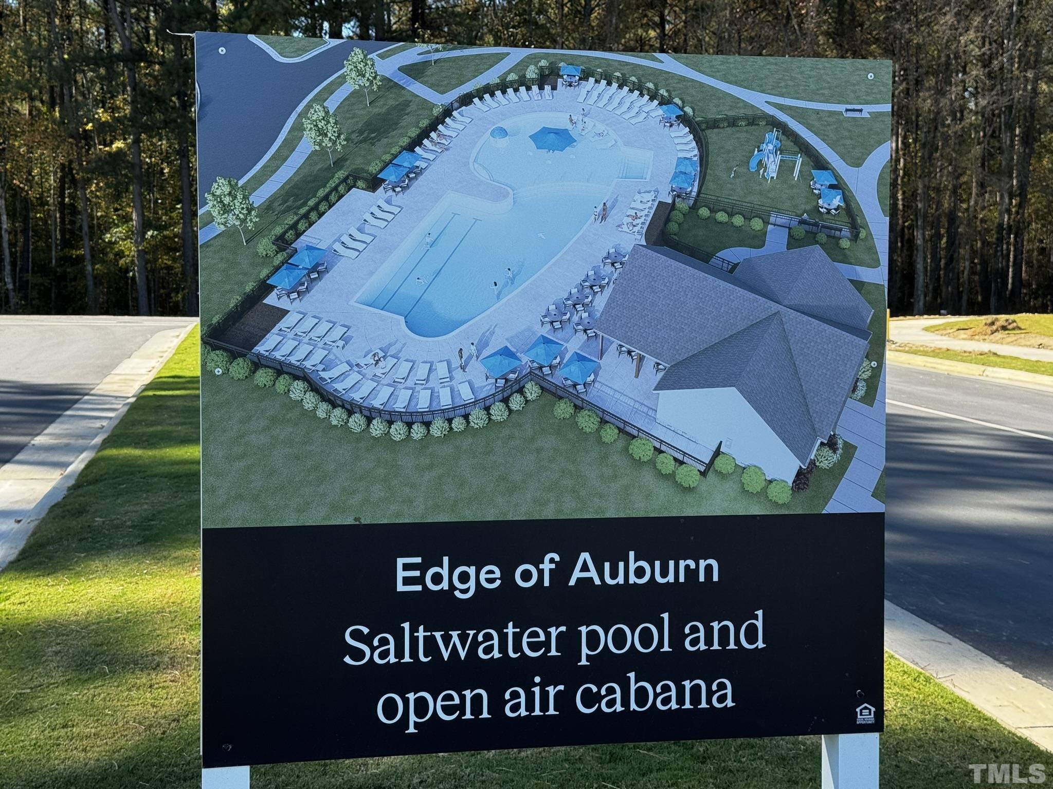 192 Edge Of Auburn Boulevard Raleigh, NC 27610 - Photo 40 of 44 a view of swimming pool with a garden