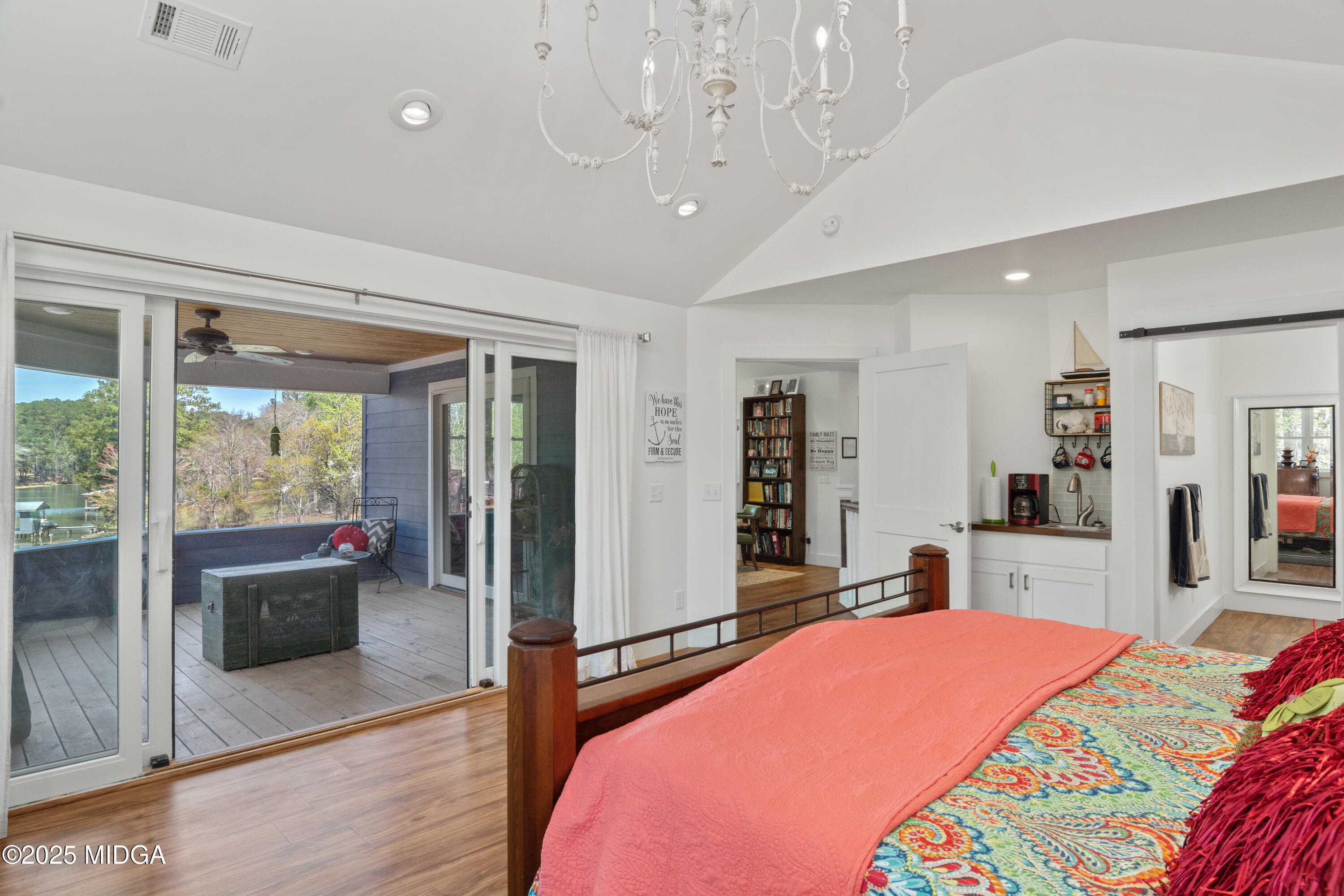 392 Big Oconee River Road Sparta, GA 31087 - Photo 30 of 39 Master With Balcony