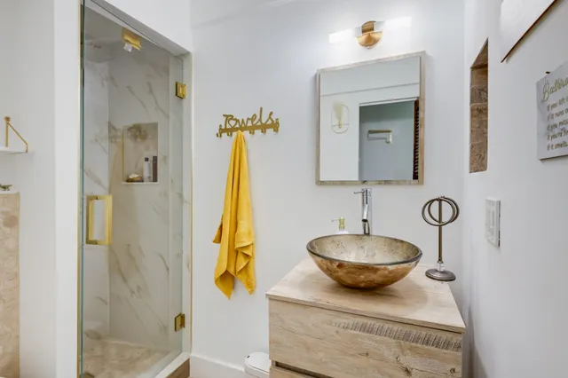 swimming pool with outdoor seating