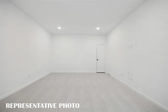 a view of an empty room